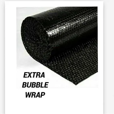 BUBLE Wrap Extra Buble warna Hitam Premium untuk extra packing