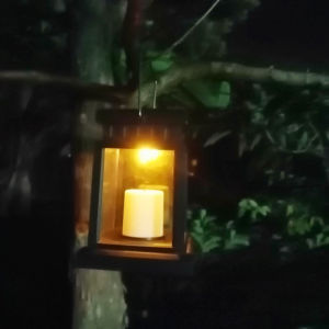 guibai Solar portable light Christmas outdoor waterproof garden light garden decoration candle light