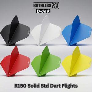 Ruthless R4X Darts Flight - STANDARD R150 Solid Extra Thick 150 Micron Dart Flights