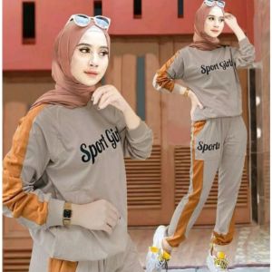 CODPAKAIAN SET WANITA/SET SPORT GIRL/3 SIZE/L-XL-XXL/PAKAIAN TRAINING SET/SET WANITA/SET KEKINIAN/GOOD QUALITY