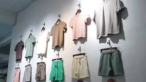 Cross-Border Hot Sale ESSENTIALS Trendy Brand New Curved Letter American Version Loose Short Sleeve for Men and Women Couples T Shirt