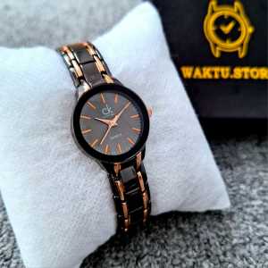 Jam Tangan Wanita Seri C232 Luxury Mewah Stainless-steel Dijamin Realpict Sesuai Foto dan Video by WaktuStore