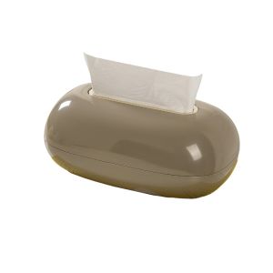 EASYTREND Hình dạng elip. Hộp đựng giấy ăn hình bầu dục Đế chống trượt Thiết kế sáng tạo. Hộp đựng khăn giấy Hiện đại Tiết kiệm không gian. Hộp đựng giấy ăn để bàn Phòng khách gia đình