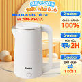 FLASH SALE Ấm siêu tốc Gaabor EK20M-WH02A ấm đun siêu tốc dung tích 2L công suất 1500W lòng ấm inox 201 liền kề dễ dàng vệ sinh an toàn sử dụng Bình đun siêu tốc -Hàng chính hãng. 