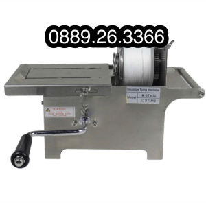Máy buộc xúc xích STM422 bằng thép không gỉ tay quay cuộn dây trắng nhãn hiệu K số hiệu STM422 số điện thoại 0889.26.3366.