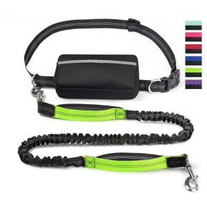 Hand Free Dog Leash forWalking Running Jogging Adjustable Dog Leash Waist Belt Chest Strap Traction Rope Dog Accessories2026