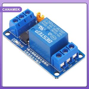 【CANAMEK】 3.3V 5V 12V 24V 1 Channel Relay Module High and low Level Trigger Relay Board