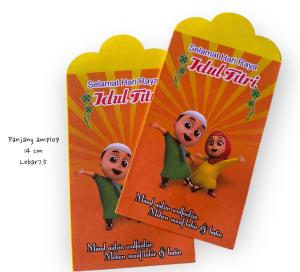 Isi (40 pcs) AMPLOP ANGPAO LEBARAN IDUL FITRI motif kartun