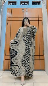 Kaftan Mewah Elegan Terbaru Kaftan Remaja - Kaftan Lebaran -Kaftan Gamis Muslim Wanita Jumbo Syari