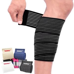 TANGG 1PC Elastic Ankle Leg Wrist Wrap Knee Pads Calf Brace Joint Tape Knee Bandage Tape Knee Support Strap Elastic Bandage Shin Guard