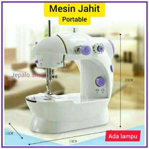 MESIN JAHIT MINI PORTABLE 202A / ALAT JAHIT KERAJINAN TANGAN ADA LAMPU NYA / Mesin Jahit Mini Portable SM-202 Sewing Machine / MESIN JAHIT PORTABLE FSHM-202 MINI MESIN JAHIT MINI / JEPALO SHOP MAKASSAR