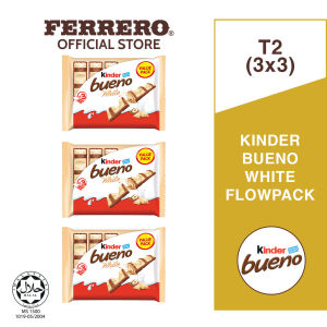 Bundle of 3 - Kinder Bueno White Flowpack (T2x3)