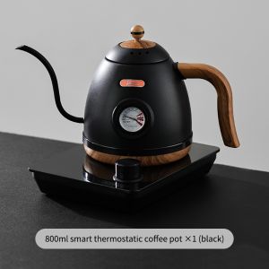 BINCOO Coffee Electric Kettle Intelligent Temperature Control Hand Brewing Thermostatic Water Kettle Suitable for Home and Office 800ML