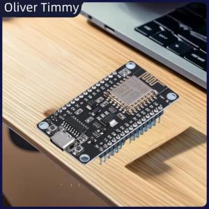 [Oliver Timmy] NodeMcu Lua บอร์ดพัฒนา WiFi ESP-12F ESP8266 V2.1กระดานดำไมโคร USB CH340พร้อมปุ่มแฟลชและปุ่ม RST