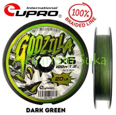 8171 EUPRO GODZILLA 6X BRAIDED FISHING LINE TALI PANCING 6 SULAM