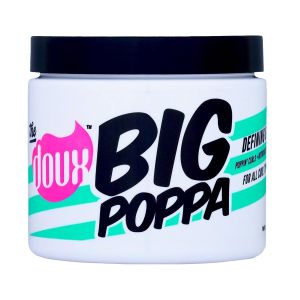 The Doux BIG POPPA Curl Defining Gel for Curly Hair – Frizz Control Styling Gel with Babassu Oil for Long-Lasting Shine & Soft Hold – Non-Crunch Hair Gel for Women Coils Waves & Curls
