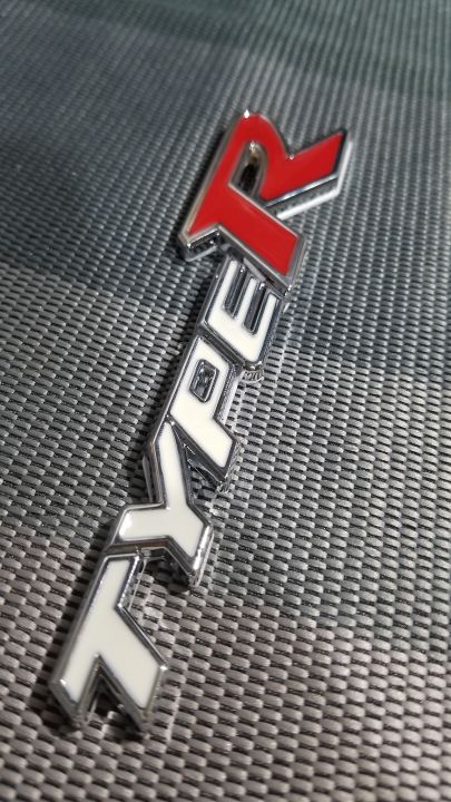 Type R Metal Logo Honda TYPE R Metal made Emblem Stick on White | Lazada PH