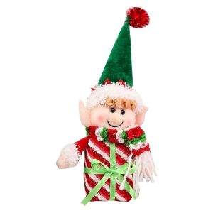 CEMOMEF Cute New Year Doll Gift Gift Package Pendant Elf Gift Bags Christmas Decoration Candy Jar Storage Bottle