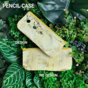 【Handmade Tie Dye】ecoWarna Pineapple Silk Handmade Pencil Case | Portable and Washable | Stationery Pencil Cases