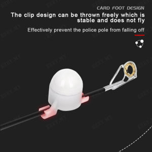 shystar Fish Sensor Alarm Bell Fishing Rod with Night Light for Night Fishing