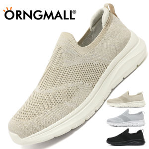 ORNGMALL Walking Shoes Men Sock Sneakers Lightweight Comfy Breathable Slip on Male Casual Pull-on Daily Shoes Men Anti-slip Shoes Suitable for Daily Leisure 39~48