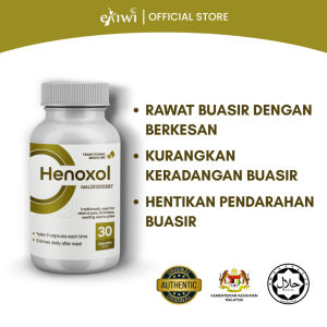 Ready Stock HENOXOL Sachet Premium Blend With Diosmin & Hesperidin Multi Herbal Extract Raw Material Halal Certified Non-GMO Gluten Free Dietary Supplement