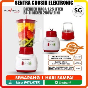 Advance Blender 1.25L Mixer 250W 2in1 Multifungsi BL11