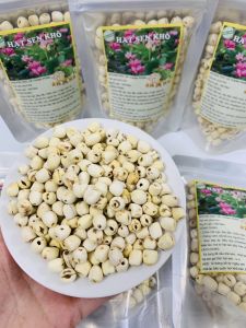 1Kg Hạt sen khô loại 1 hạt sen bở thơm ngon gà hầm hạt sen nấu chè đau đầu mất ngủ thiếu máu