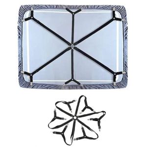 ที่หนีบผ้าปูที่นอน 3 ทาง 6 ด้าน  ﻿