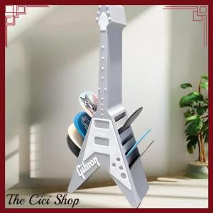 [The Cici Shop] 3D Printed Guitar Picks Holder Box Organizer Display Case Guitar Pick Storage Box Portable Design Storage Solution