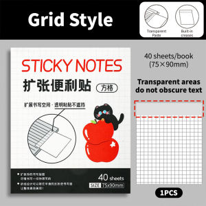 Memo Sticky Note Blank Grid Horizontal Line Sticky -Tear Off Note Book Post It Notes Paper Pad School Office 便利贴