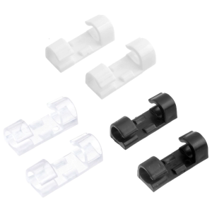 Adjustable Cord Clip Wire Holders No Drill Installation Reusable Cable Organizers Plastic Cable Clip For Desk Wall Car