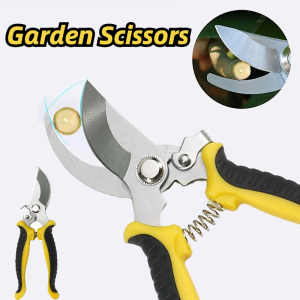 Pruner Garden Scissors Professional Sharp Stainless Steel Pruning Shears Labor Saving Tree Trimmers Secateurs