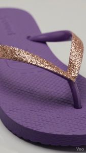 Hai Women Glitter Flip Flops Non Slip Soft Rubber Slippers Lightweight Comfortable Indoor Outdoor Sandals Fashion Tsinelas