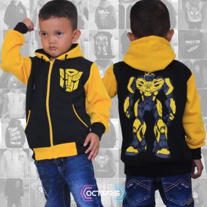 [COD] jaket anak laki laki bumblebee