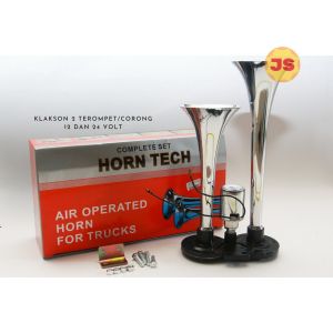 Klakson 2 Terompet/Corong - 12V/24V