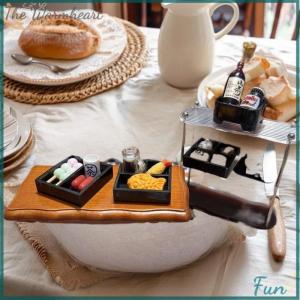 【The Warmheart】 Dollhouse Japanese Cuisine Food 5-Piece Set Miniatures Model Kitchen Accessories Kids Pretend Play Toys Ornament Model Set Gifts
