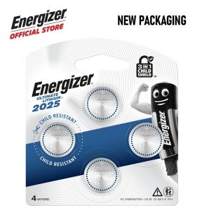Energizer Lithium Coin CR2025 4s Batteries ( 280-205 5003LC BR2025 DL2025 ECR2025 SB-T14 2025 )