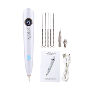 Suolaer LCD Laser Plasma Pen Freckle Remover Machine Professional Tattoo Mole Removal Pen Remove Dark Spots on Face Body Skin Beautycare