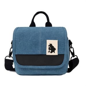 REGISTR Canvas Camera Accessories Waterproof Single Shoulder Bag Photographic Equipment DSLR Camera SLR Camera Bag Digital Shoulder Pouch Camera Bag Digital Storage