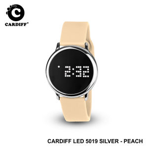CARDIFF Watch LED 5019 SILVER Jam Tangan Digital