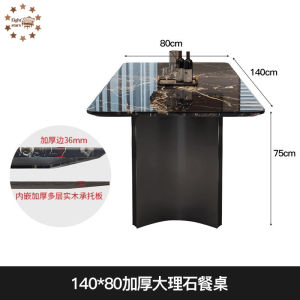 【SG⚡】Dining Tables Italian Rectangular Dining Table Set Dining Tables for Small Spaces Stone Slab Table