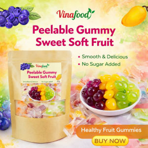 PEELABLE GUMMY SWEET SOFT FRUIT – Fun Peelable Candy | Soft Chewy & Fruity Flavor 250G