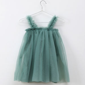 Váy Công Chúa Màu Trơn Cho Bé Gái 0-8 Tuổi Váy Gạc Mịn Đầm Trẻ Em Mùa Hè Địu Em Bé Tiệc Sinh Nhật Váy Lưới Công Chúa