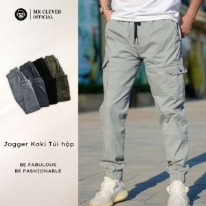 Quần jogger kaki túi hộp - Quần nam vải co giãn dáng đứng cá tính đủ size - Quần áo thời trang MK Clever - QJK01