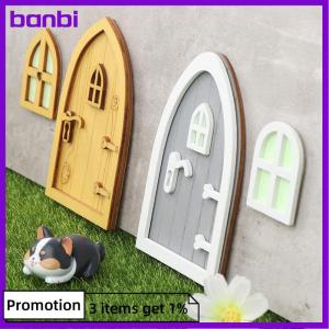 banbi 1ชุด dollhouse Miniature Fluorescent Fairy Elf ประตูหน้าต่างรุ่น House Decor Toy