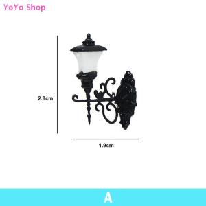 💕 YoYo Shop 💕 1pcs Wall Mount Lamps street Lamp Model Making Railroad Park Lamps