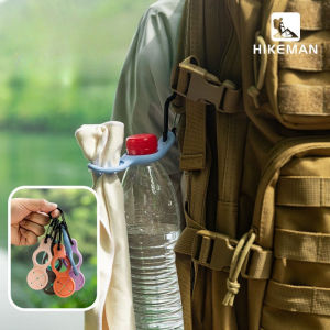 Outdoor Water Bottle Buckle Travel Mountaineering Mineral Water Portable Buckle Hanging Rope Silicone Backpack Water Bottle Buckle