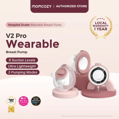 Momcozy V2 Pro Hospital-Grade Wearable Breast Pump - Ultra-Light