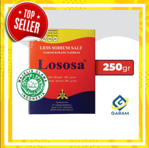 ( Bayar COD ) Garam Lososa 250gr Garam Kesehatan - Garam Rendah Natrium / Garam Rendah Sodium